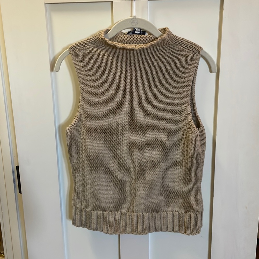 Ann Taylor Brown Sweater Vest